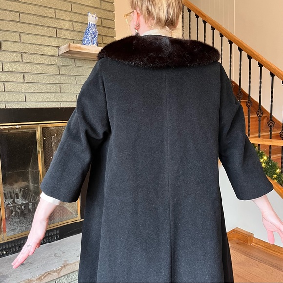 Vintage Black Wool Jacket - Picture 10 of 12